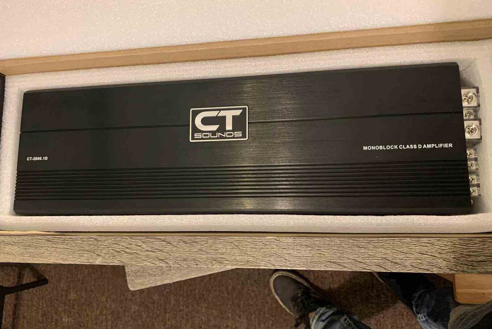 CT Sounds CT 2000.1D Compact Class D Car Audio Monoblock Amplifier